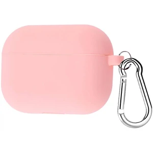 Чохол Airpods Pro Silicone Case with Clip Pink