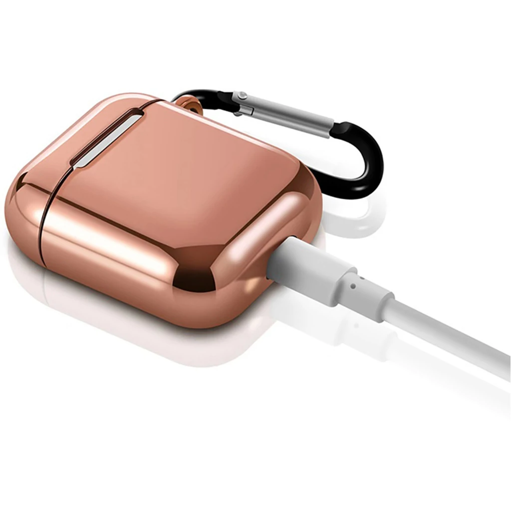 Чехол TOTO Electroplate TPU Cover Case AirPods Red