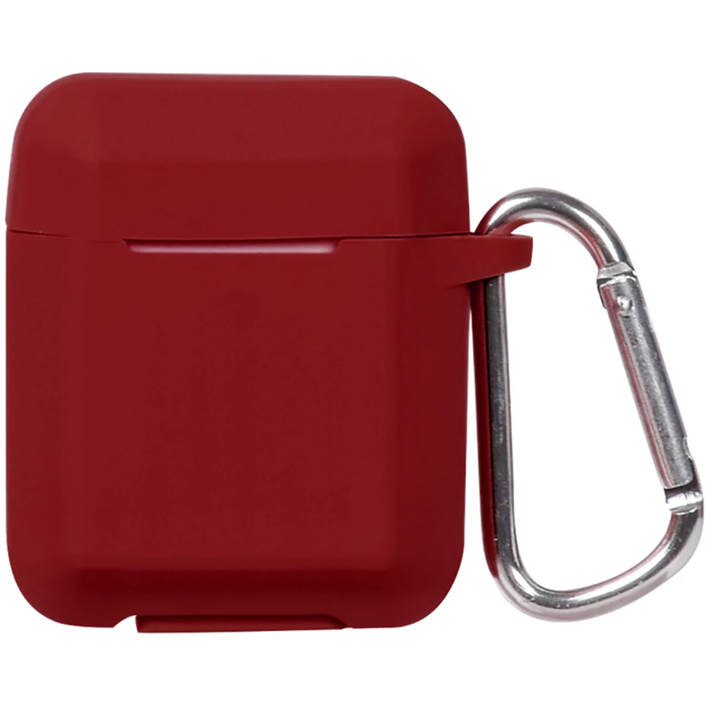 Чохол TOTO Plain Ling Angle Case AirPods Wine Red