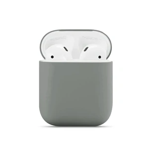 Колір: Сірий - Чохол Airpods, Airpods 2 Silicone Ultra Slim Case Grey