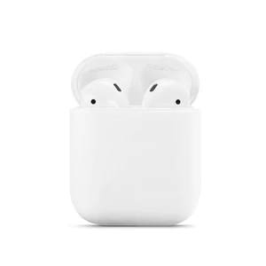 Колір: Білий - Чохол Airpods, Airpods 2 Silicone Ultra Slim Case White