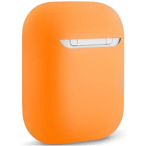 Колір: Помаранчевий - Чохол Airpods, Airpods 2 Silicone Ultra Slim Case Orange