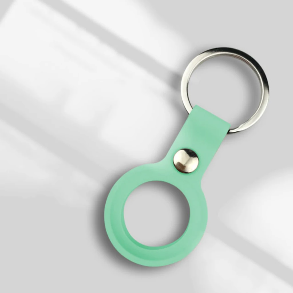 Чехол для поискового брелка Apple AirTag Silicone Key Ringp Mint