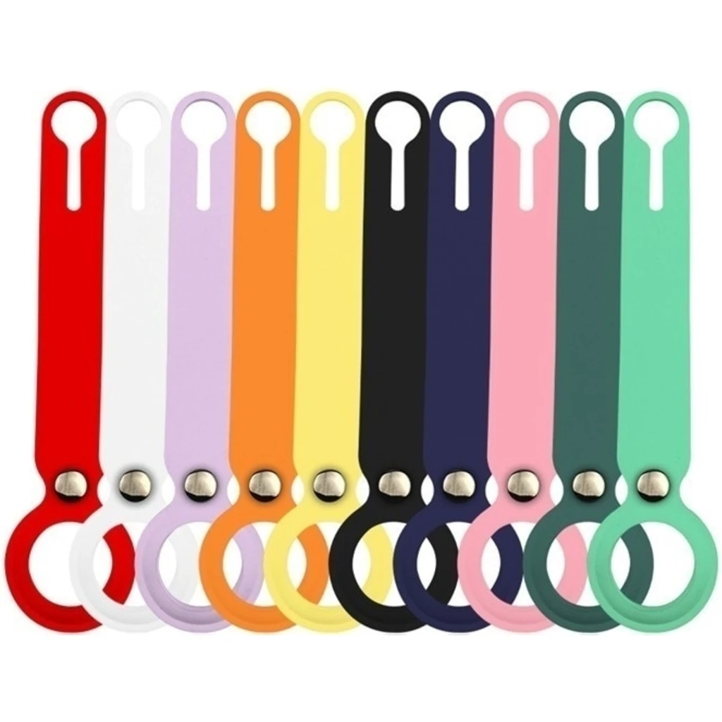 Чехол для поискового брелка Apple AirTag Silicone Loop White