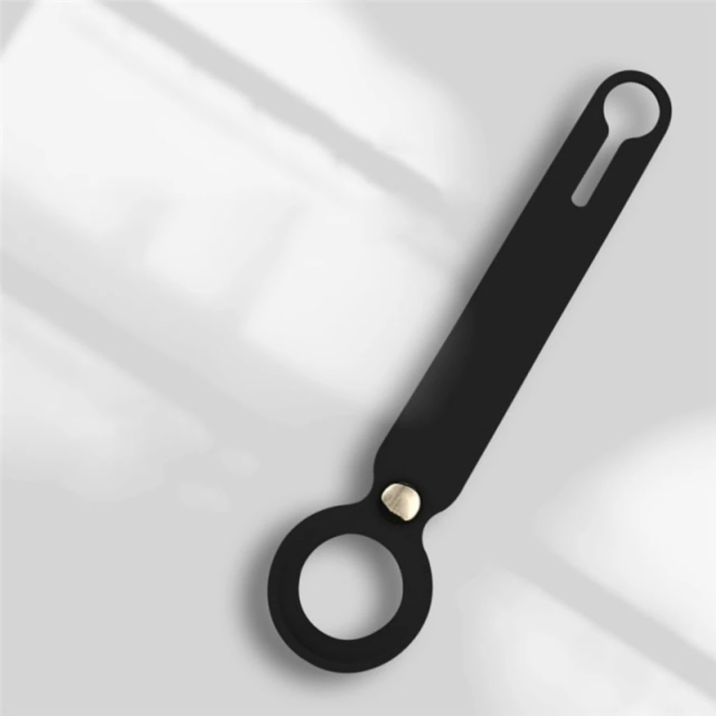 Чехол для поискового брелка Apple AirTag Silicone Loop Black