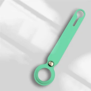 Цвет: Зеленый - Чехол Apple AirTag Silicone Loop Mint