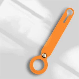Цвет: Оранжевый - Чехол Apple AirTag Silicone Loop Orange