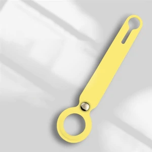 Цвет: Желтый - Чехол Apple AirTag Silicone Loop Yellow