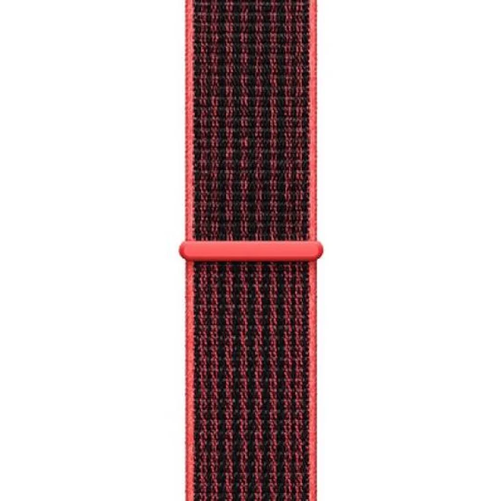 Браслет Apple Watch 38mm/40mm Sport Loop Bright Crimson/Black (HQCo)