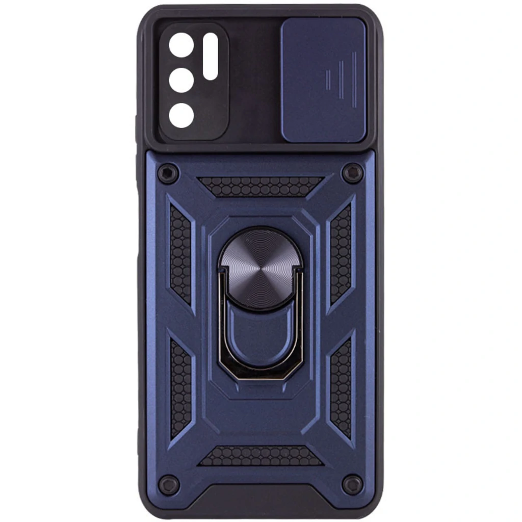Чохол Camshield Serge Ring for Magnet Blue для Xiaomi Redmi Note 10 5G, Poco M3 Pro