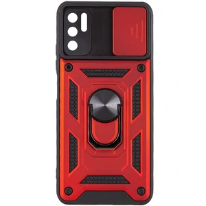 Колір: Червоний - Чохол Camshield Serge Ring for Magnet Red для Xiaomi Redmi Note 10 5G, Poco M3 Pro