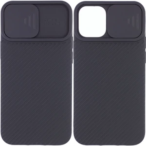 Цвет: Черный - Чехол Camshield Square TPU Case Black для iPhone 12 Pro Max