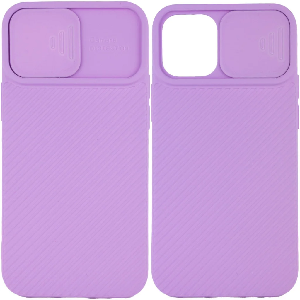Чехол Camshield Square TPU Case Lilac для iPhone 12 Pro Max