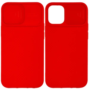 Цвет: Красный - Чехол Camshield Square TPU Case Red для iPhone 12 Pro Max