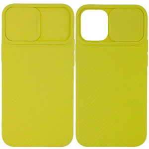 Цвет: Желтый - Чехол Camshield Square TPU Case Yellow для iPhone 12 Pro Max