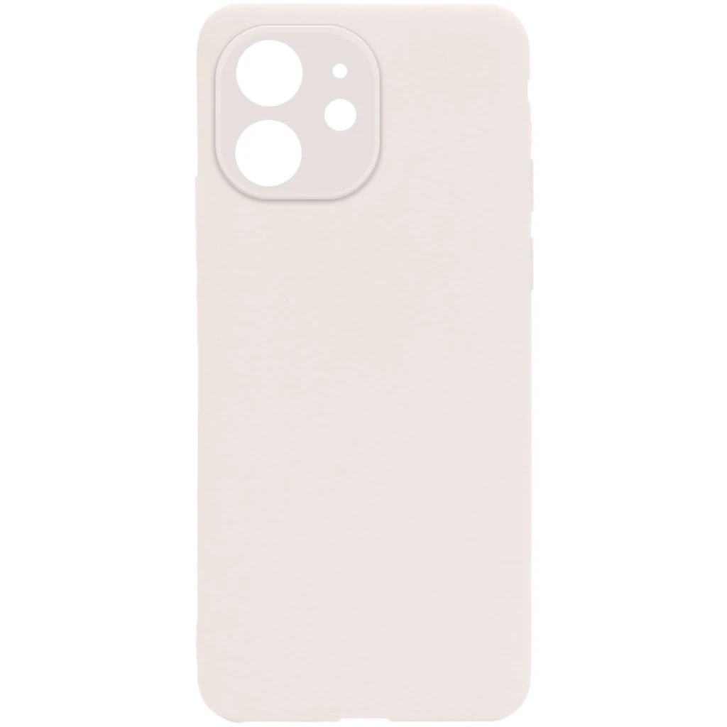 Чохол Apple iPhone 12 Silicone Case Candy Full Camera Antique White