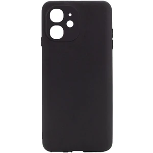 Цвет: Черный - Чехол Apple iPhone 12 Silicone Case Candy Full Camera Black
