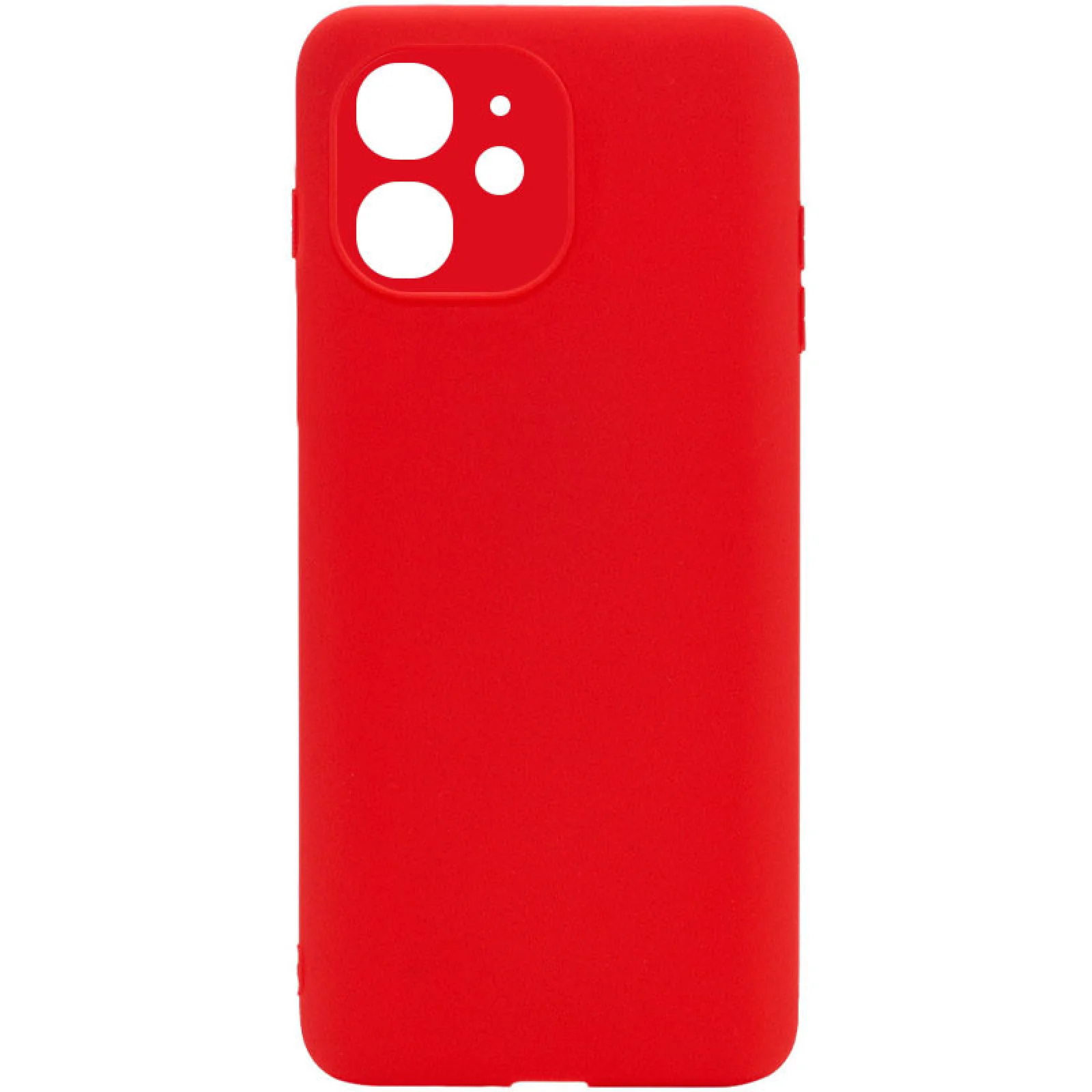 Чохол Apple iPhone 12 Silicone Case Candy Full Camera Red