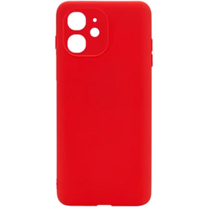 Цвет: Красный - Чехол Apple iPhone 12 Silicone Case Candy Full Camera Red