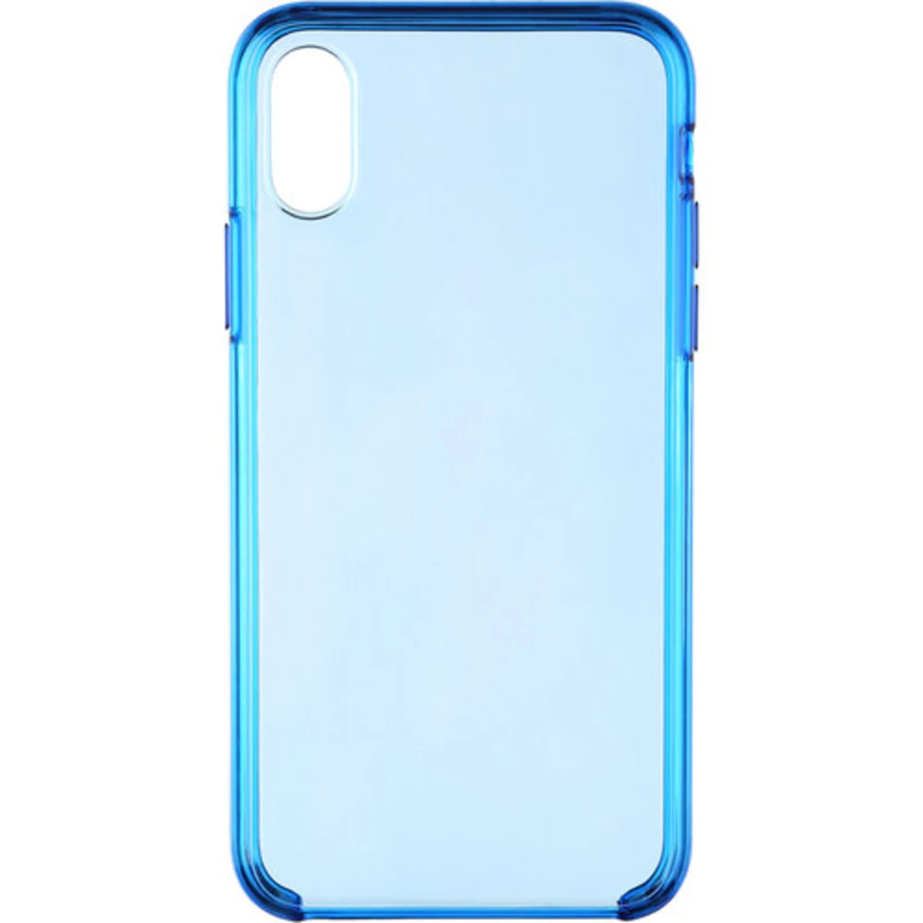 Чехол TPU Clear Case Blue для Apple iPhone X, iPhone XS