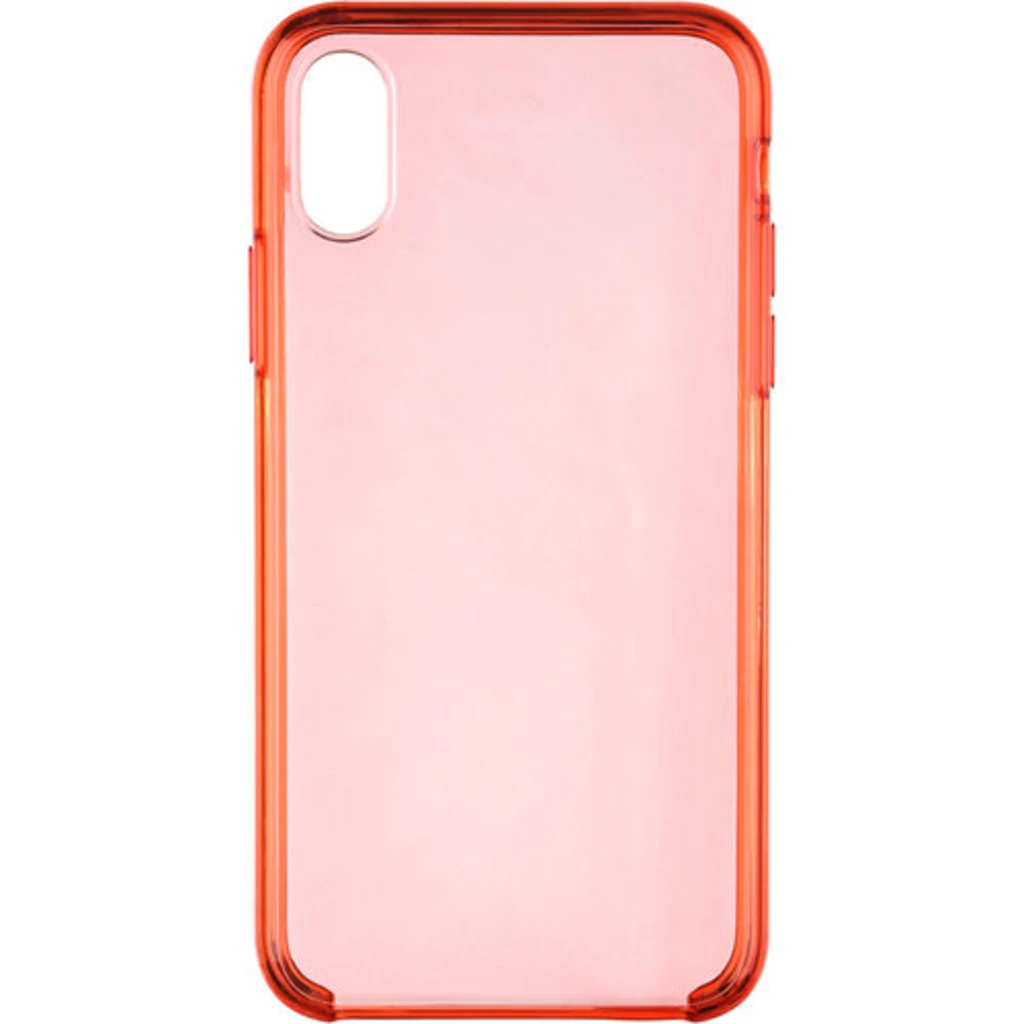 Чехол TPU Clear Case Red для Apple iPhone X, iPhone XS