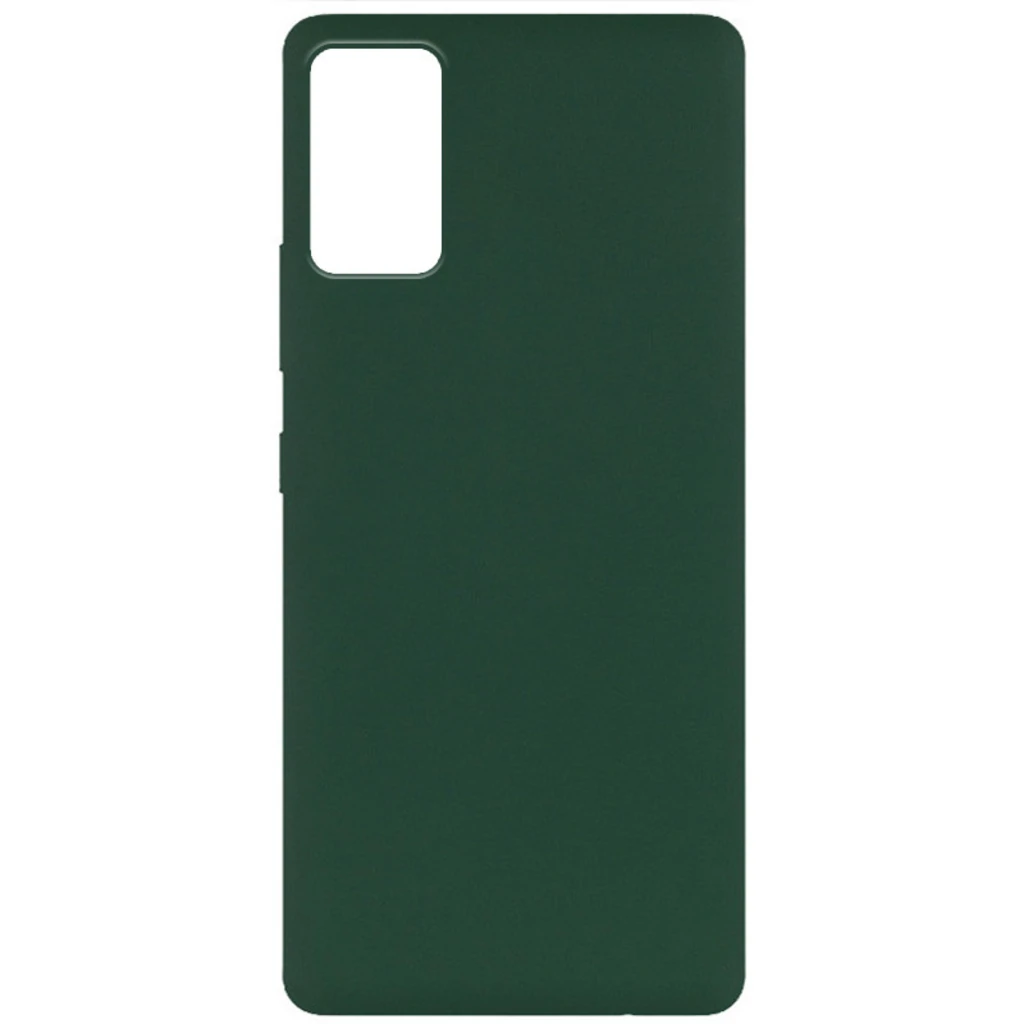 Чехол Silicone Cover Full Without Logo Dark Green для Xiaomi Redmi Note 9 4G, Redmi 9 Power, Redmi 9T