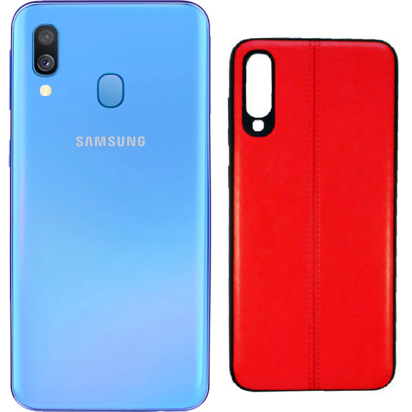 Чохол-накладка Samsung Galaxy A40 2019 SM-A405 Fashion Leather Case Red