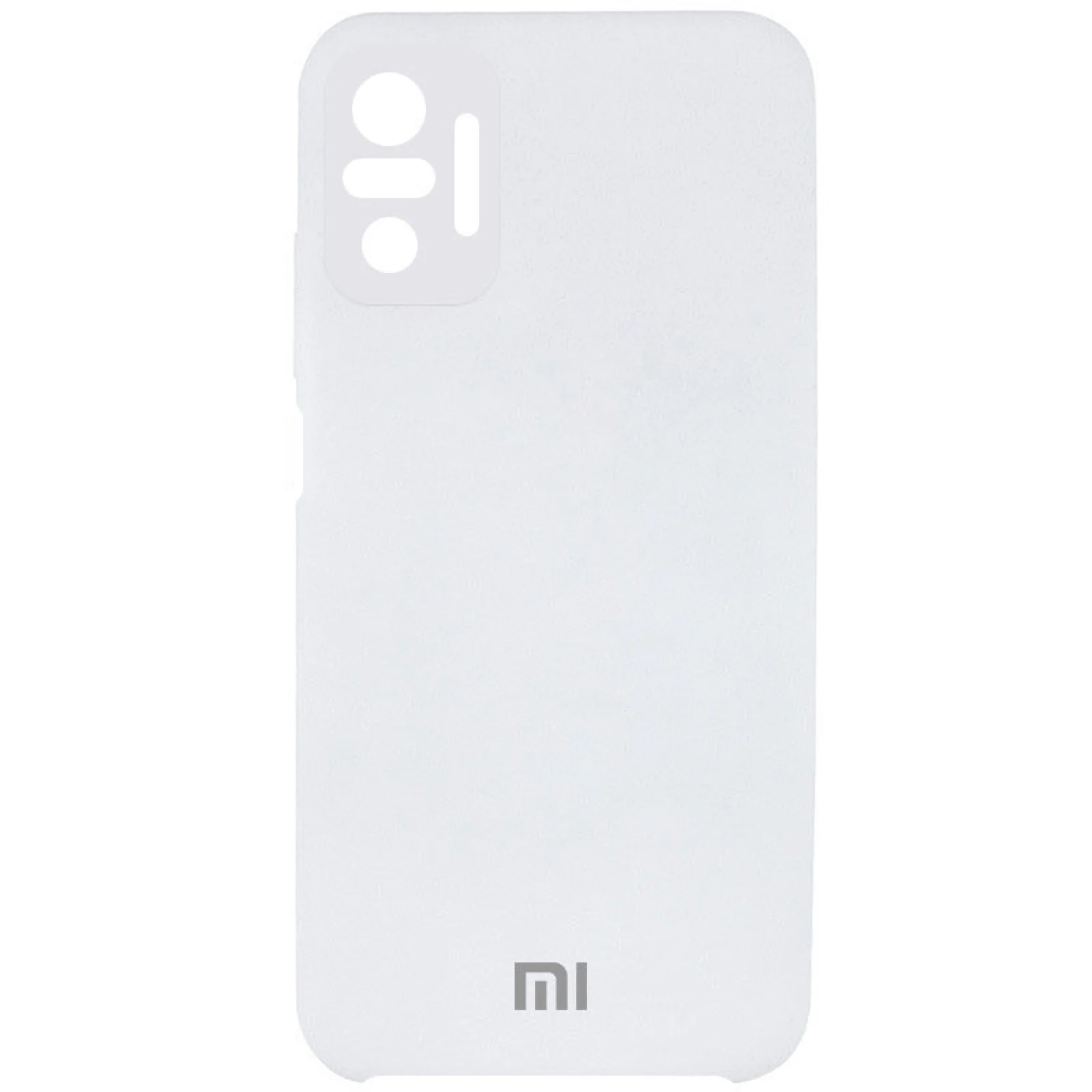 Чехол Silicone Cover Full Camera (AAA) White для Xiaomi Redmi Note 10 Pro, Redmi Note 10 Pro Max