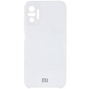 Чехол Silicone Cover Full Camera (AAA) White для Xiaomi Redmi Note 10 Pro, Redmi Note 10 Pro Max