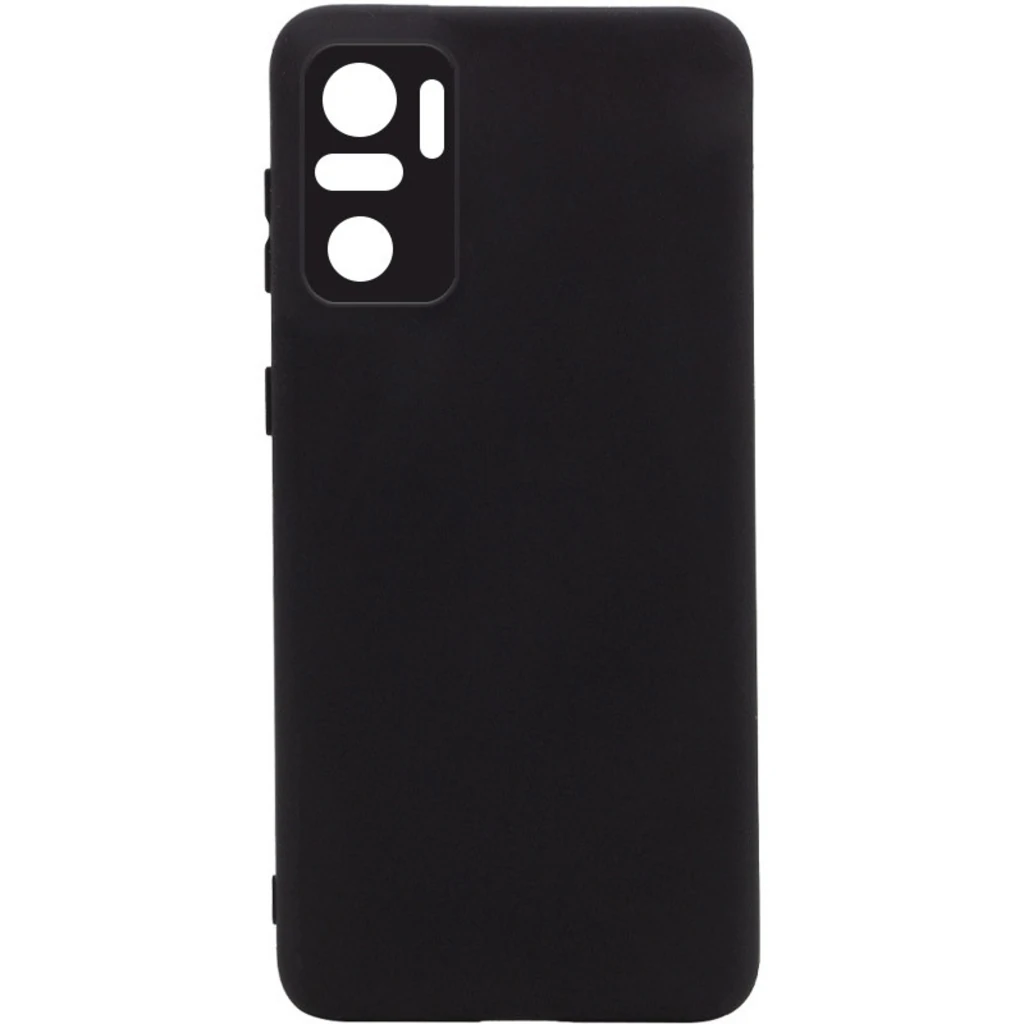 Чохол Silicone Cover Full Camera without Logo Black для Xiaomi Redmi Note 10, Xiaomi Redmi Note 10S