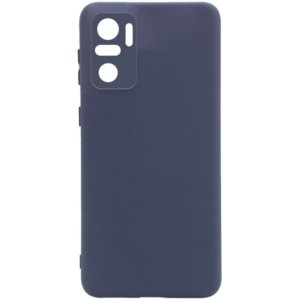 Чехол Silicone Cover Full Camera without Logo Midnight Blue для Xiaomi Redmi Note 10, Xiaomi Redmi Note 10S