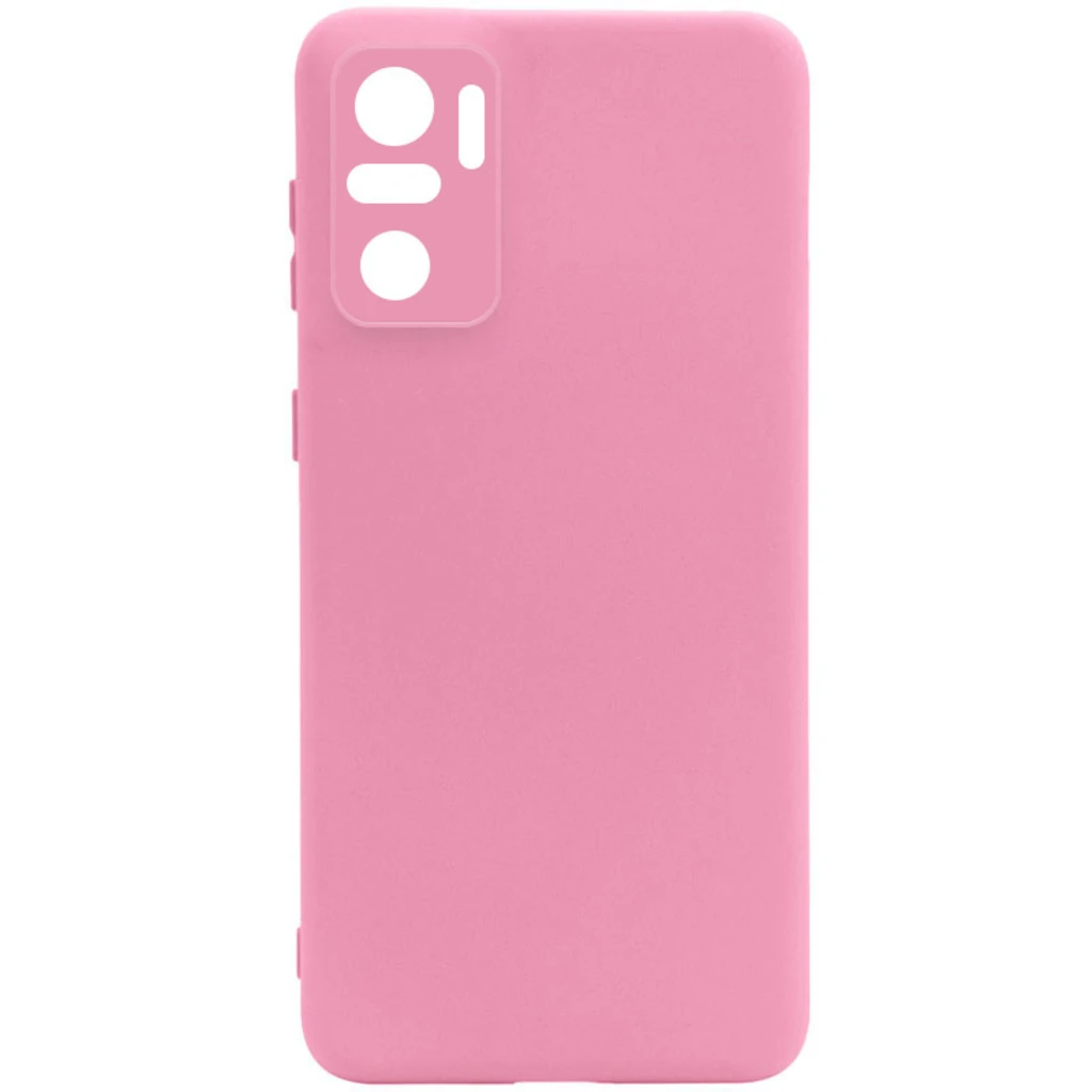 Чохол Silicone Cover Full Camera without Logo Pink для Xiaomi Redmi Note 10, Xiaomi Redmi Note 10S
