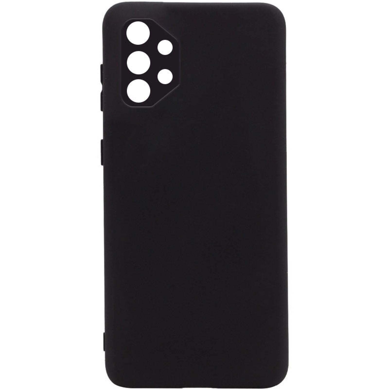 Чохол Silicone Cover Full Camera without Logo Black для Samsung Galaxy A32 SM-A325