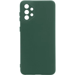 Цвет: Зеленый - Чехол Silicone Cover Full Camera without Logo Dark Green для Samsung Galaxy A32 SM-A325