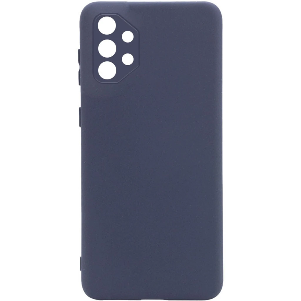 Чехол Silicone Cover Full Camera without Logo Midnight Blue для Samsung Galaxy A32 SM-A325