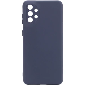 Цвет: Синий - Чехол Silicone Cover Full Camera without Logo Midnight Blue для Samsung Galaxy A32 SM-A325