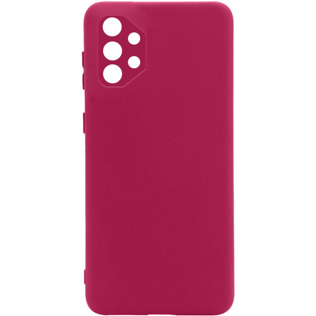 Чохол Silicone Cover Full Camera without Logo Marsala для Samsung Galaxy A32 SM-A325