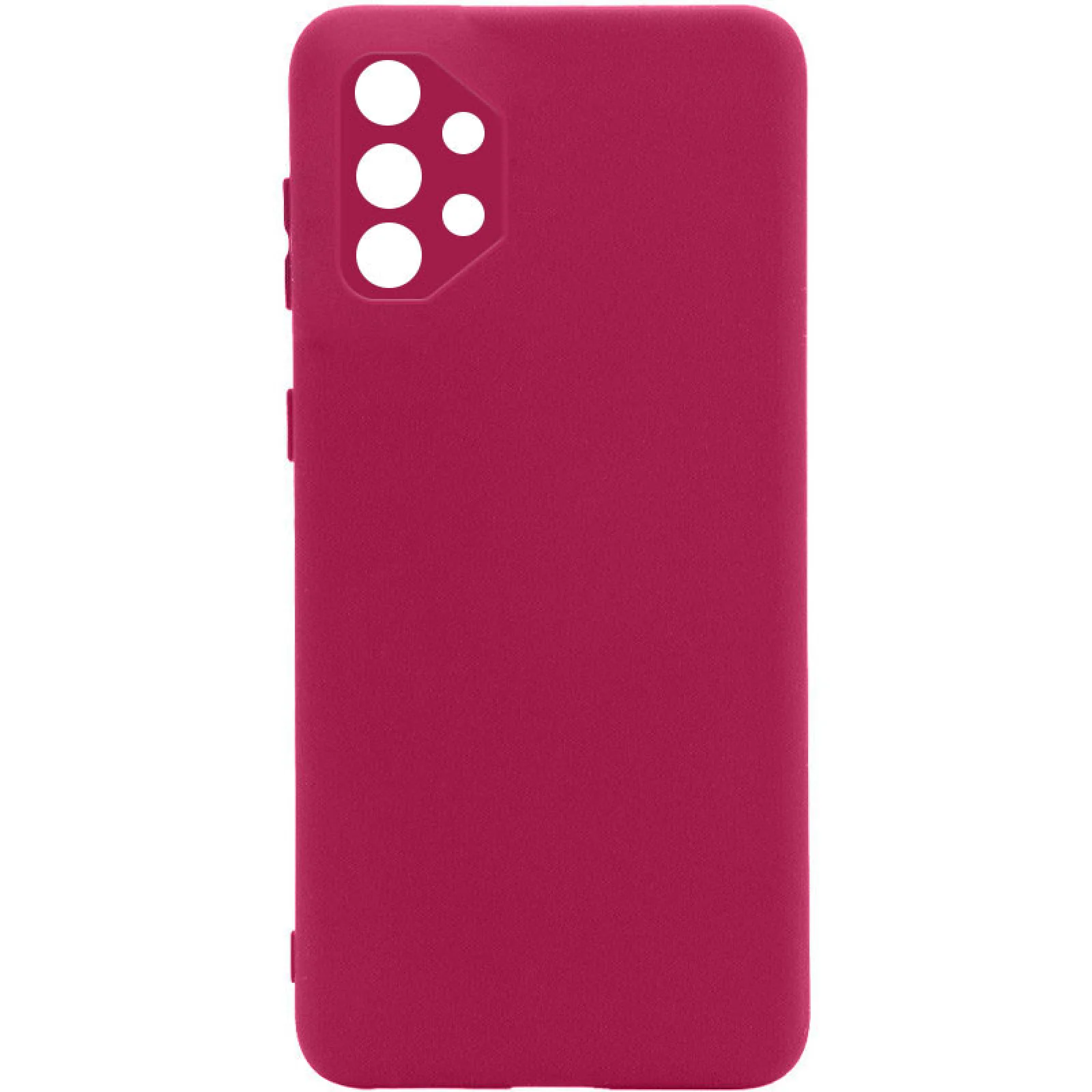 Чохол Silicone Cover Full Camera without Logo Marsala для Samsung Galaxy A32 SM-A325