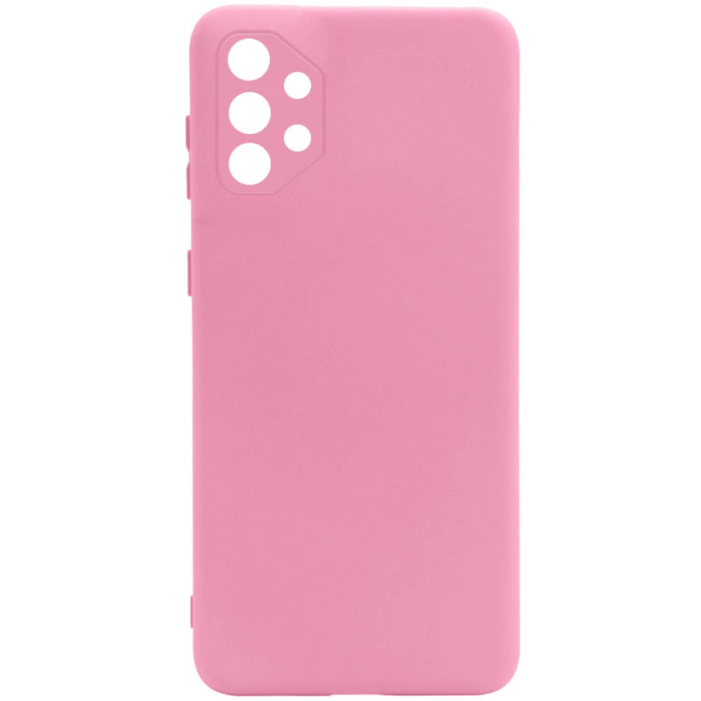 Чехол Silicone Cover Full Camera without Logo Pink для Samsung Galaxy A32 SM-A325