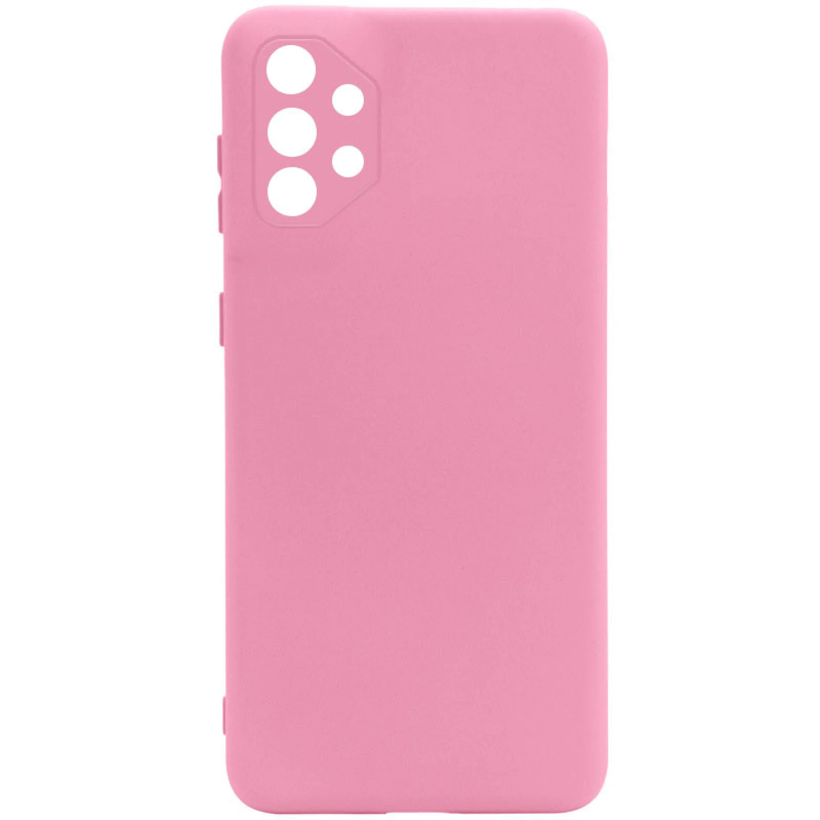 Чохол Silicone Cover Full Camera without Logo Pink для Samsung Galaxy A32 SM-A325