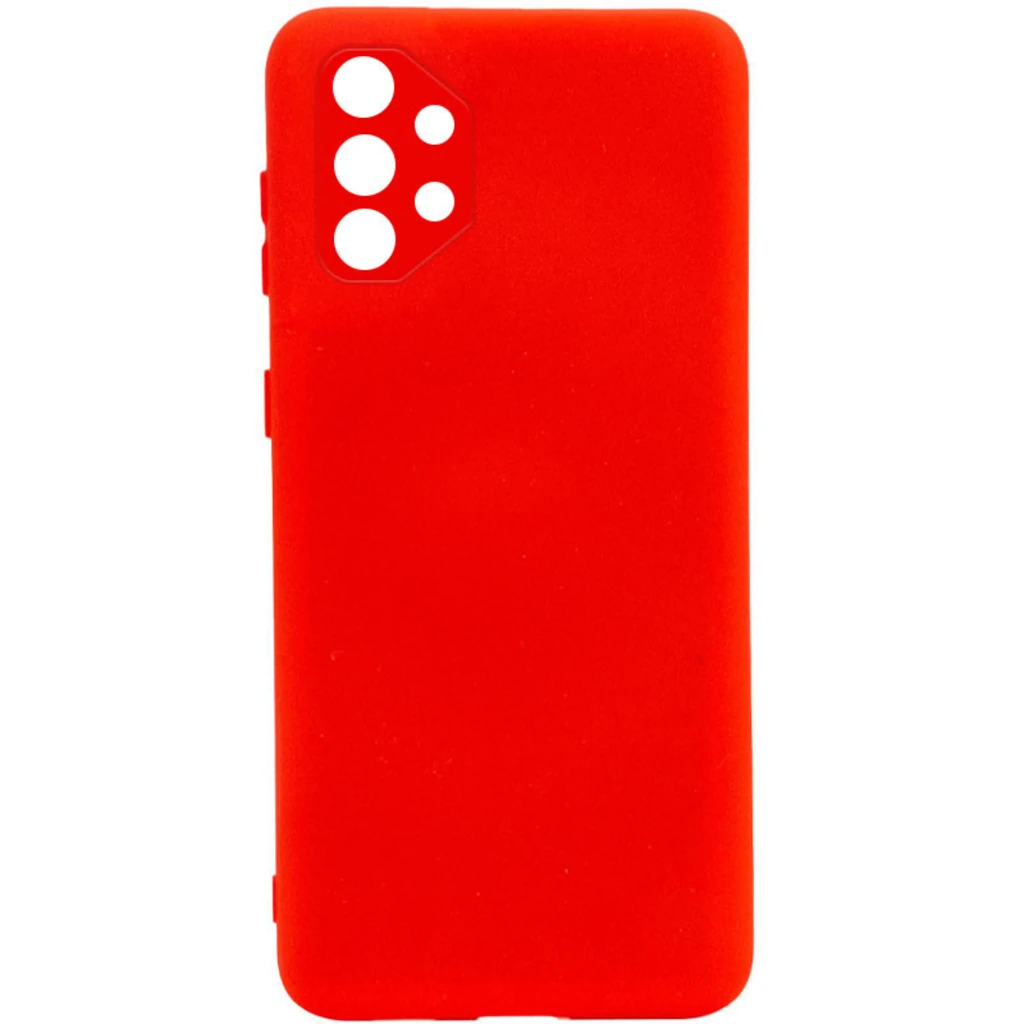Чехол Silicone Cover Full Camera without Logo Red для Samsung Galaxy A32 SM-A325