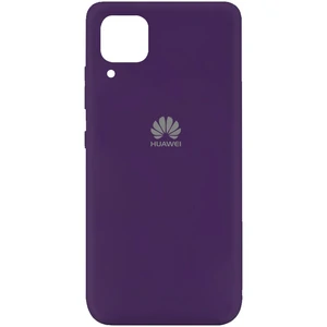 Цвет: Фиолетовый - Чехол Silicone Case Full Protective Purple для Huawei P40 Lite