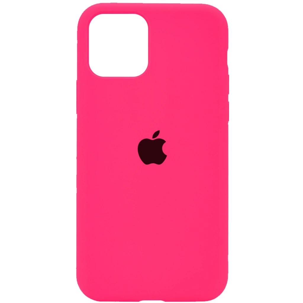 Чехол Silicone Case Full Protective Barbie Pink для Apple iPhone 11 Pro