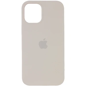 Колір: Бежевий - Чохол Silicone Case Full Protective Antigue White для Apple iPhone 12, iPhone 12 Pro
