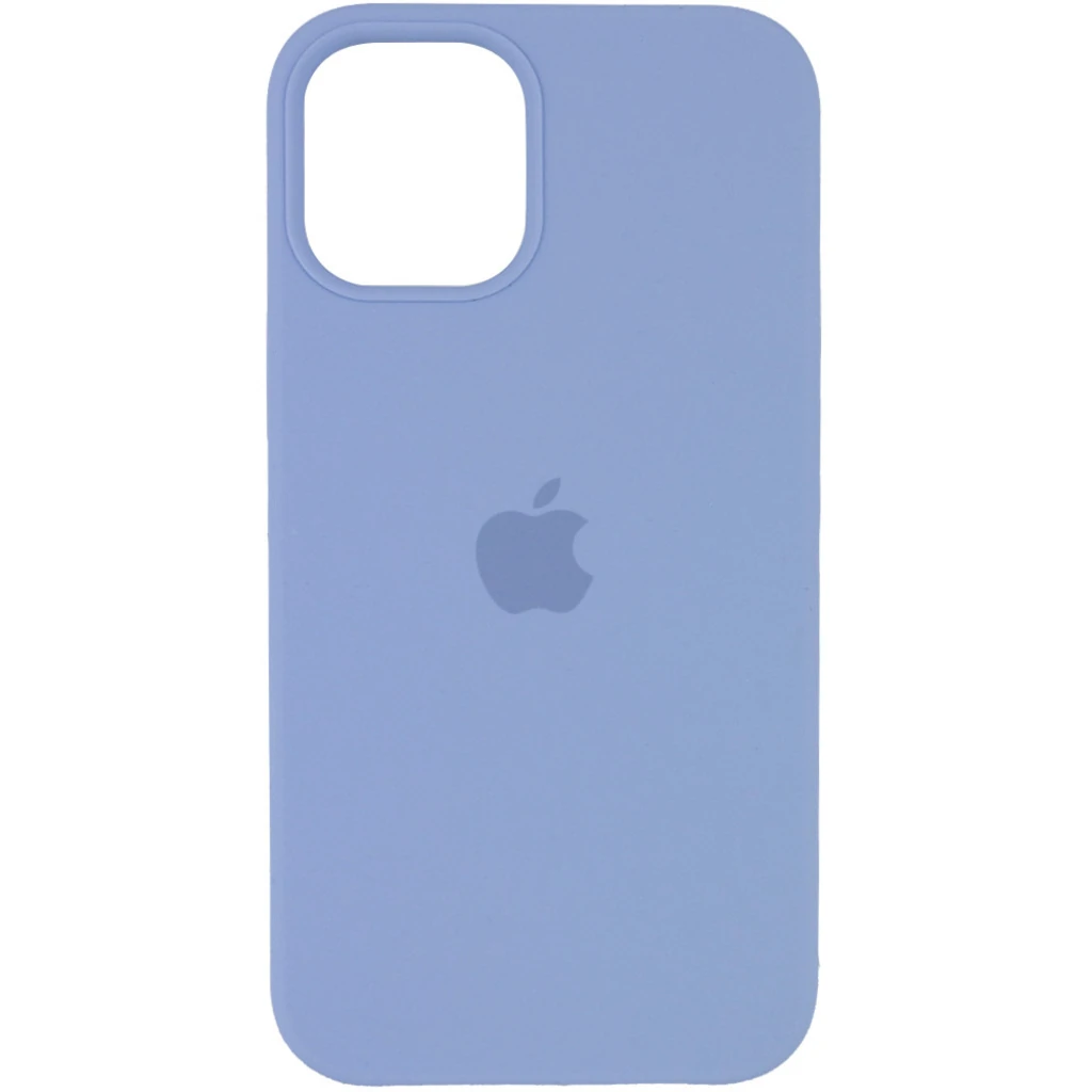 Чохол Silicone Case Full Protective Lilac Blue для Apple iPhone 12, iPhone 12 Pro