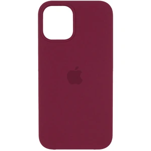 Колір: Бордовий - Чохол Silicone Case Full Protective Plum для Apple iPhone 12, iPhone 12 Pro
