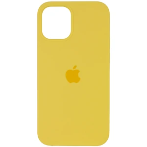 Колір: Жовтий - Чохол Silicone Case Full Protective Pollen для Apple iPhone 12, iPhone 12 Pro