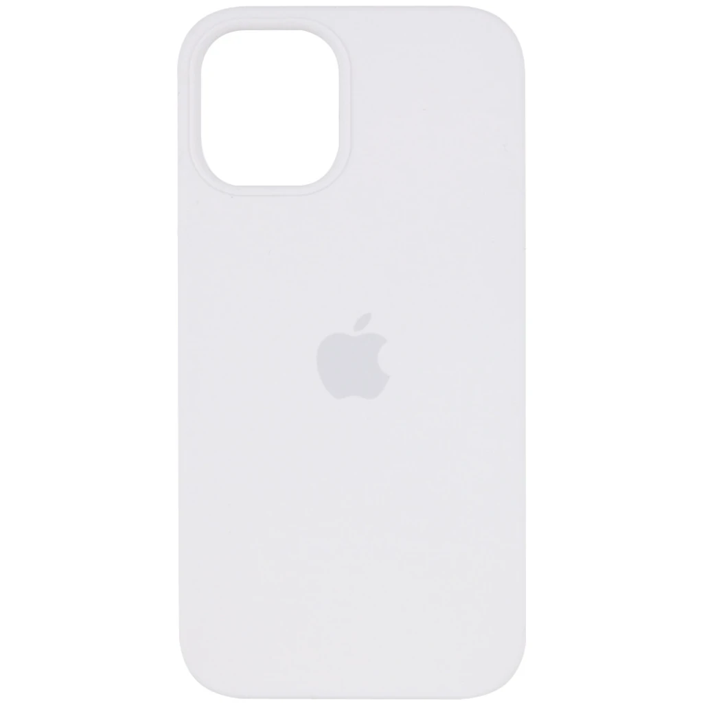 Чохол Silicone Case Full Protective White для Apple iPhone 12, iPhone 12 Pro