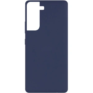 Цвет: Синий - Чехол Silicone Cover Full Midnight Blue для Samsung Galaxy S21 Plus SM-G996