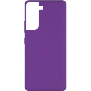 Колір: Фіолетовий - Чохол Silicone Cover Full Purple для Samsung Galaxy S21 SM-G991